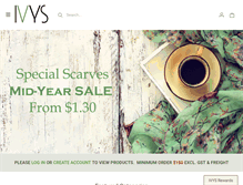 Tablet Screenshot of ivys.com.au